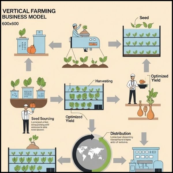 Vertical Farming का बिजनेस मॉडल – शहरी खेती का आधुनिक तरीका
