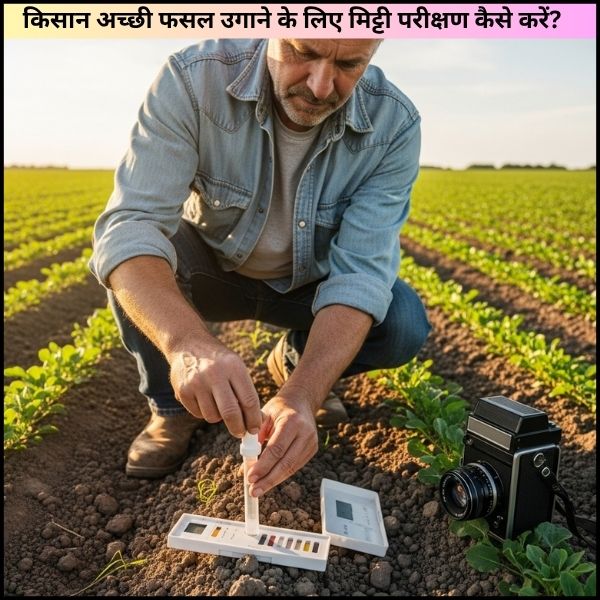 किसान अच्छी फसल उगाने के लिए मिट्टी परीक्षण कैसे करें?