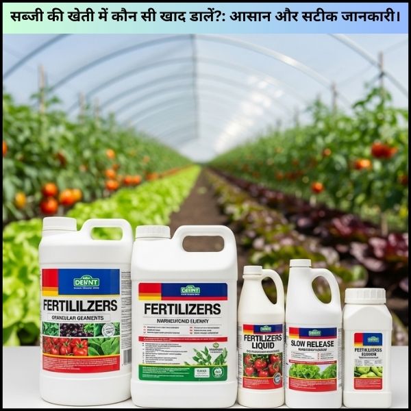सब्जी की खेती में कौन सी खाद डालें?: आसान और सटीक जानकारी। सब्जी की खेती में कौन सी खाद डालें?: आसान और सटीक जानकारी।
