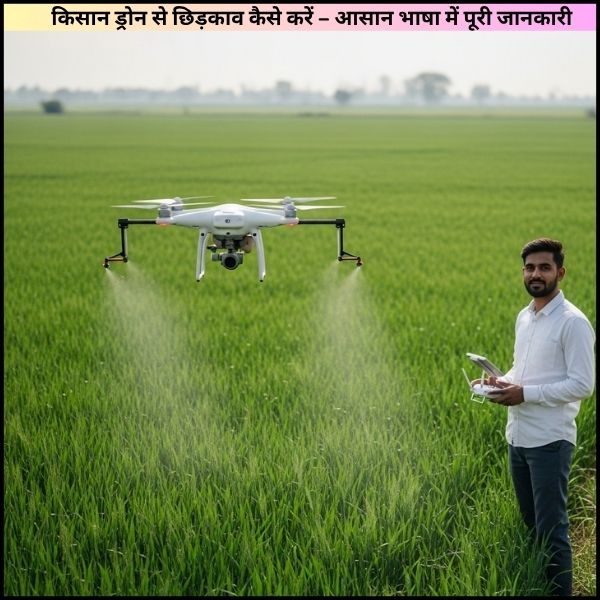 किसान ड्रोन से छिड़काव कैसे करें – आसान भाषा में पूरी जानकारी