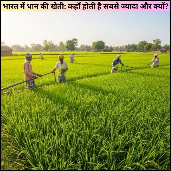 भारत में धान की खेती कहाँ होती है सबसे ज्यादा और क्यों