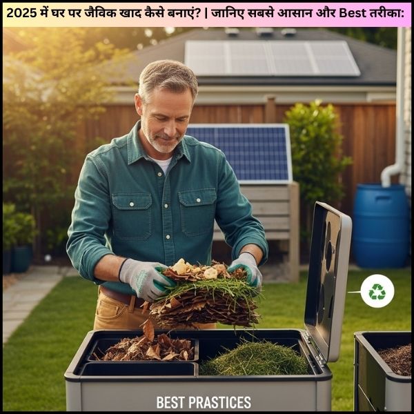 2025 में घर पर जैविक खाद कैसे बनाएं जानिए सबसे आसान और Best तरीका