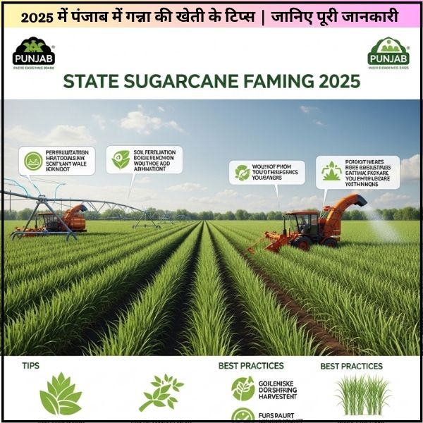 2025 में पंजाब में गन्ना की खेती के टिप्स | जानिए पूरी जानकारी