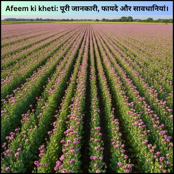 Afeem ki kheti: पूरी जानकारी, फायदे और सावधानियां। Afeem ki kheti: पूरी जानकारी, फायदे और सावधानियां।