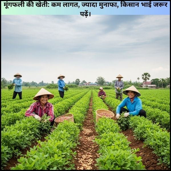 मूंगफली की खेती: कम लागत, ज्यादा मुनाफा, किसान भाई जरूर पढ़ें। मूंगफली की खेती: कम लागत, ज्यादा मुनाफा, किसान भाई जरूर पढ़ें।