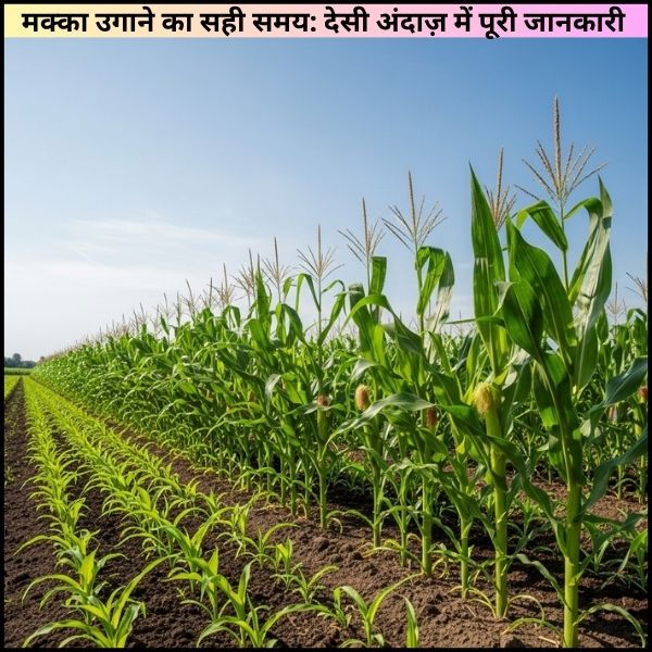 मक्का उगाने का सही समय: देसी अंदाज़ में पूरी जानकारी