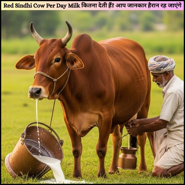 Red Sindhi Cow Per Day Milk कितना देती हैं आप जानकार हैरान रह जाएंगे
