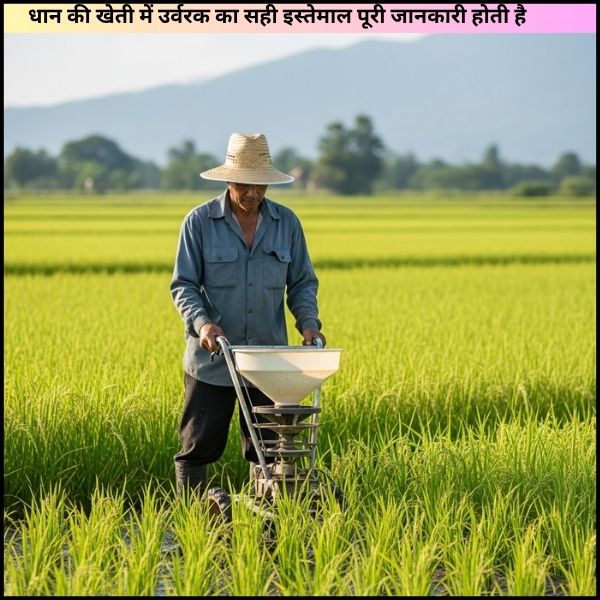 धान की खेती में उर्वरक का सही इस्तेमाल पूरी जानकारी होती है
