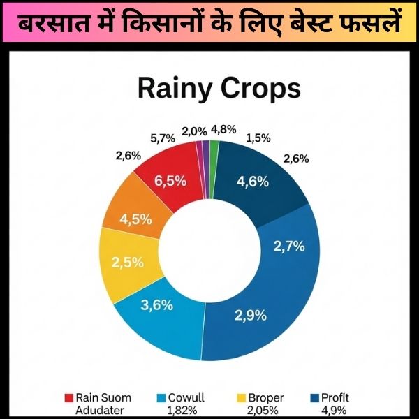 बरसात में किसानों के लिए बेस्ट फसलें फायदा कमाएं, नुकसान से बचें। बरसात में किसानों के लिए बेस्ट फसलें फायदा कमाएं, नुकसान से बचें।