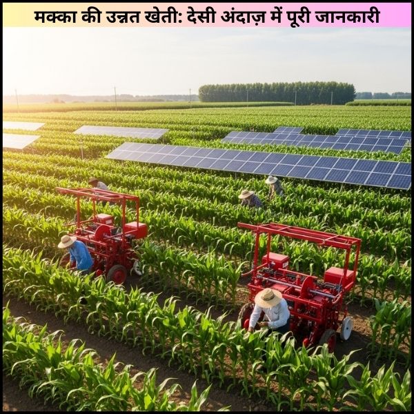 मक्का की उन्नत खेती देसी अंदाज़ में पूरी जानकारी