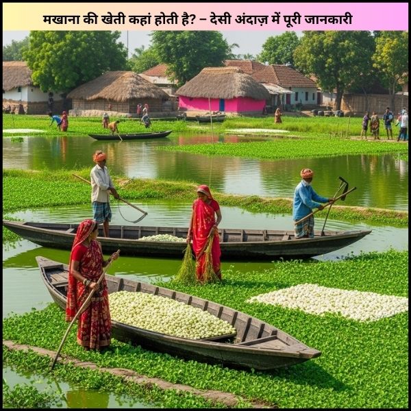 मखाना की खेती कहां होती है? – देसी अंदाज़ में पूरी जानकारी