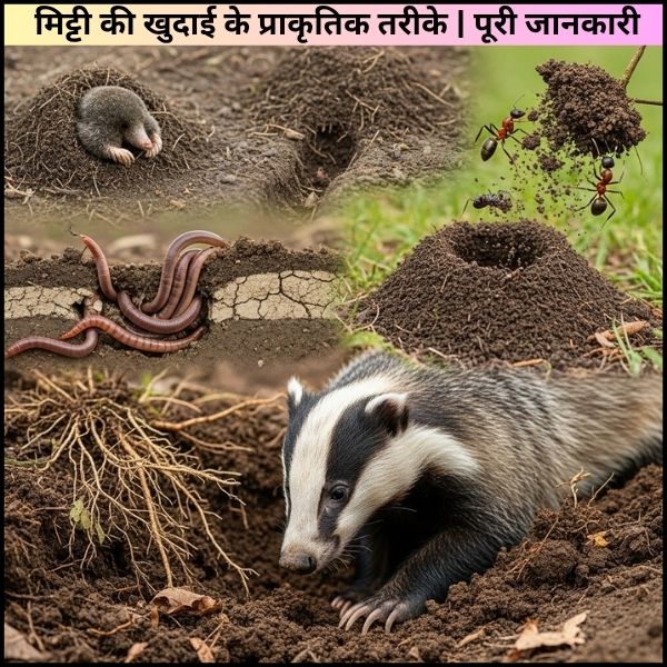  मिट्टी की खुदाई के प्राकृतिक तरीके | पूरी जानकारी