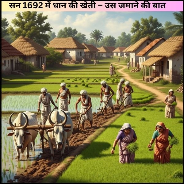 सन 1692 में धान की खेती – उस जमाने की बात