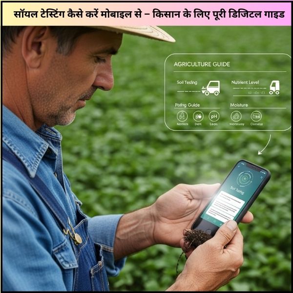 सॉयल टेस्टिंग कैसे करें मोबाइल से – किसान के लिए पूरी डिजिटल गाइड