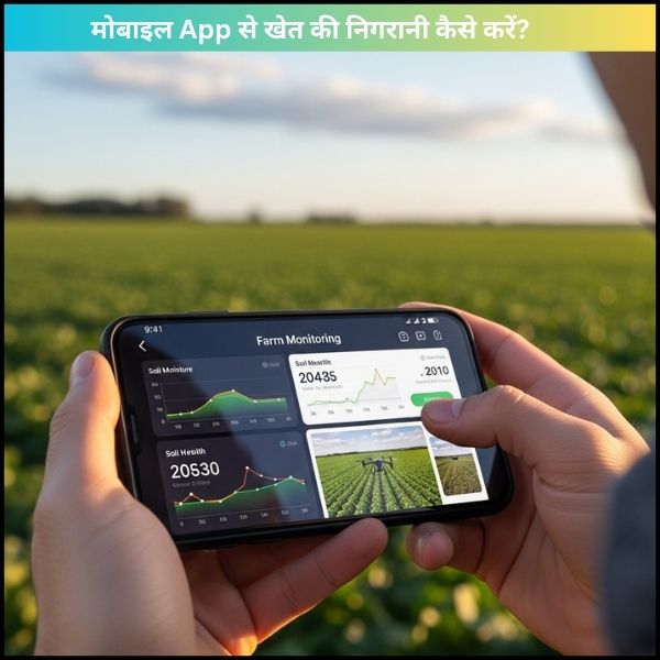 मोबाइल App से खेत की निगरानी कैसे करें?