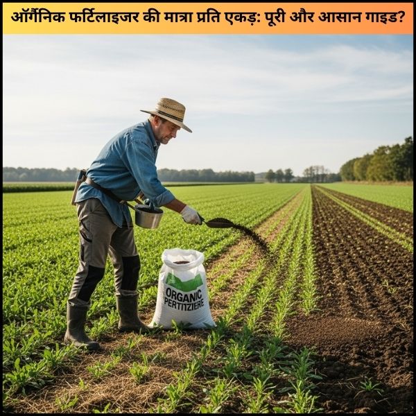 ऑर्गैनिक फर्टिलाइजर की मात्रा प्रति एकड़ पूरी और आसान गाइड