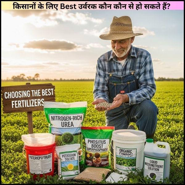 किसानों के लिए Best उर्वरक कौन कौन से हो सकते हैं 