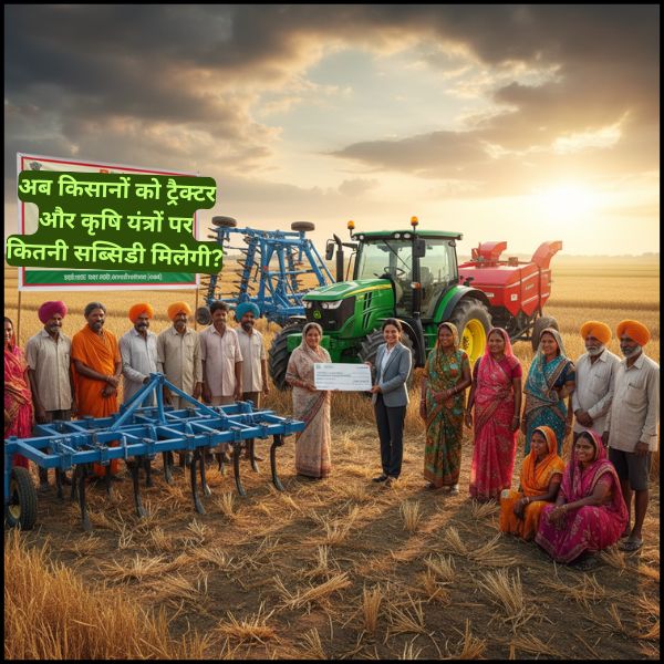अब किसानों को ट्रैक्टर और कृषि यंत्रों पर कितनी सब्सिडी मिलेगी