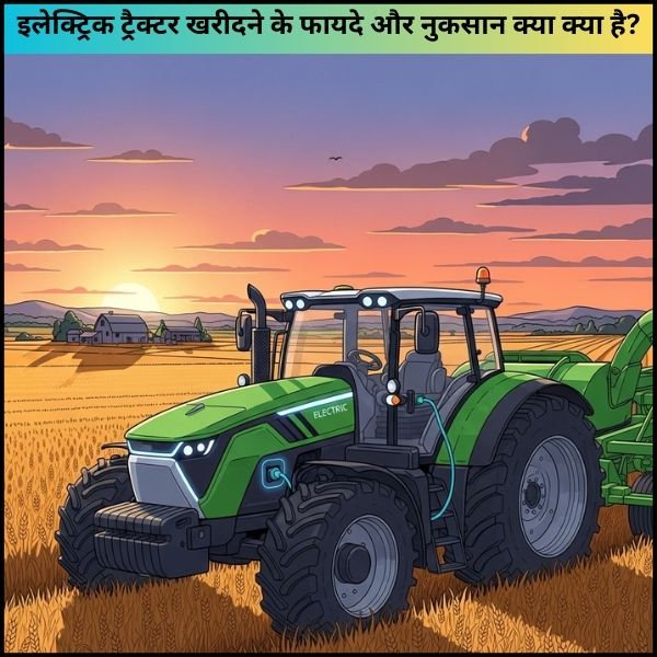 इलेक्ट्रिक ट्रैक्टर खरीदने के फायदे और नुकसान क्या क्या है इलेक्ट्रिक ट्रैक्टर खरीदने के फायदे और नुकसान क्या क्या है