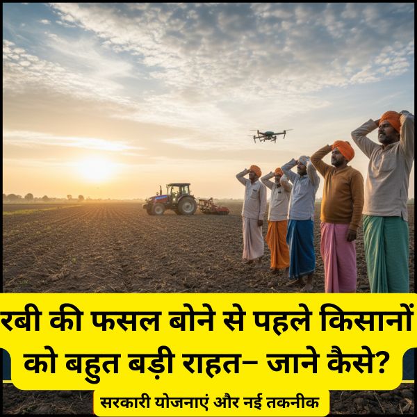 रबी की फसल बोने से पहले किसानों को बहुत बड़ी राहत – जाने कैसे (2)