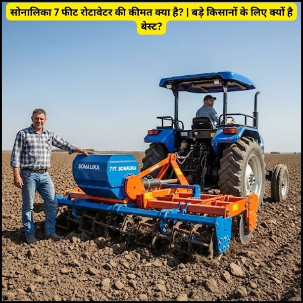 सोनालिका 7 फीट रोटावेटर की कीमत क्या है बड़े किसानों के लिए क्यों है बेस्ट