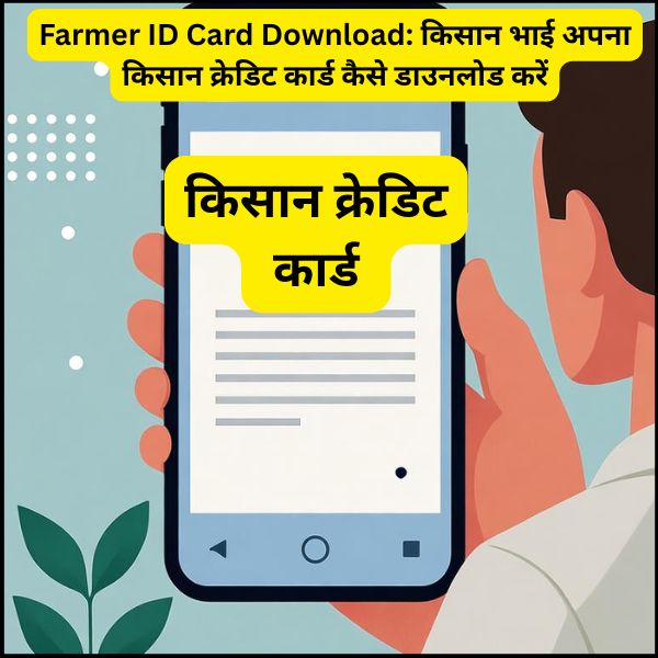 Farmer ID Card Download: किसान भाई अपना किसान क्रेडिट कार्ड कैसे डाउनलोड करें