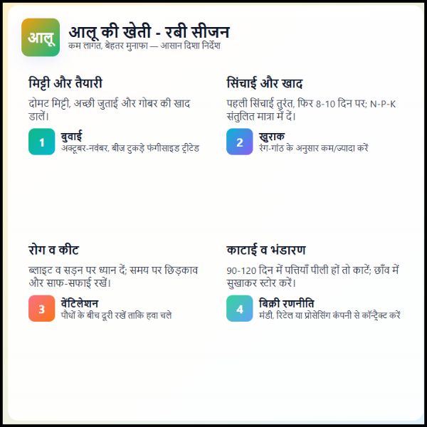 Potato Cultivation रबी सीजन में करें आलू की खेती और कमाए ज्यादा मुनाफा