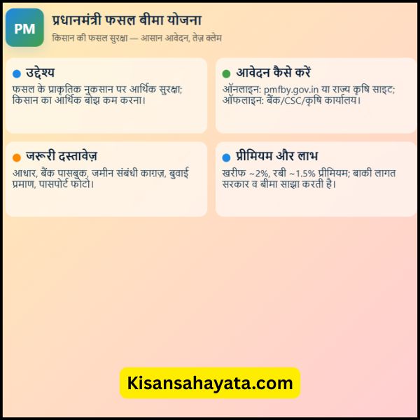 प्रधानमंत्री फसल बीमा योजना आवेदन कैसे करें