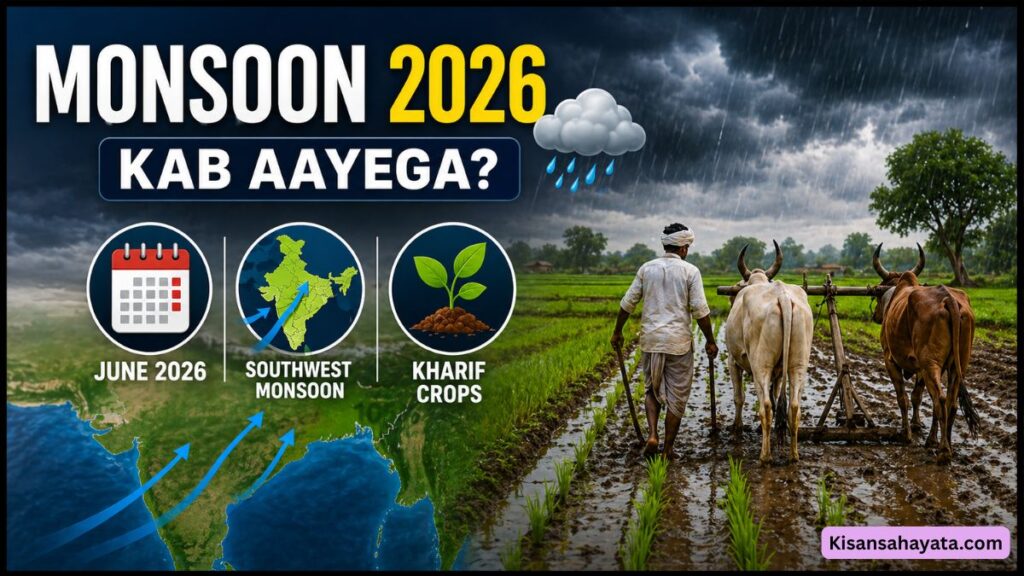 Monsoon 2026 Kab Aayega खरीफ फसल पर क्या पड़ेगा असर — पूरी जानकारी।